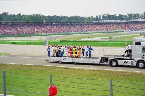 Drivers parade