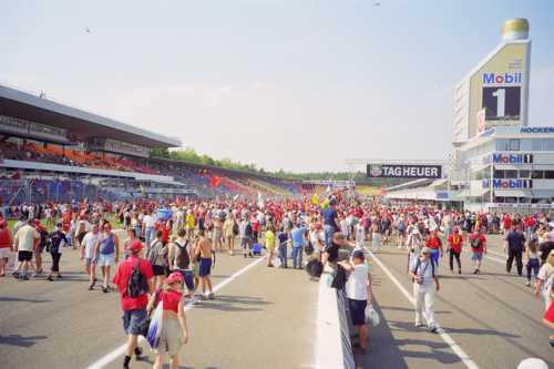 After-race rush